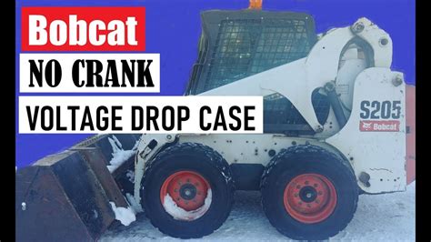 bobcat skid steer won t start|bobcat skid steer not turning over.